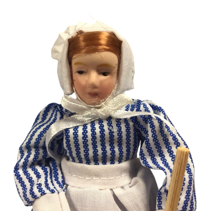 Butler, Cook and Housemaid Doll Set