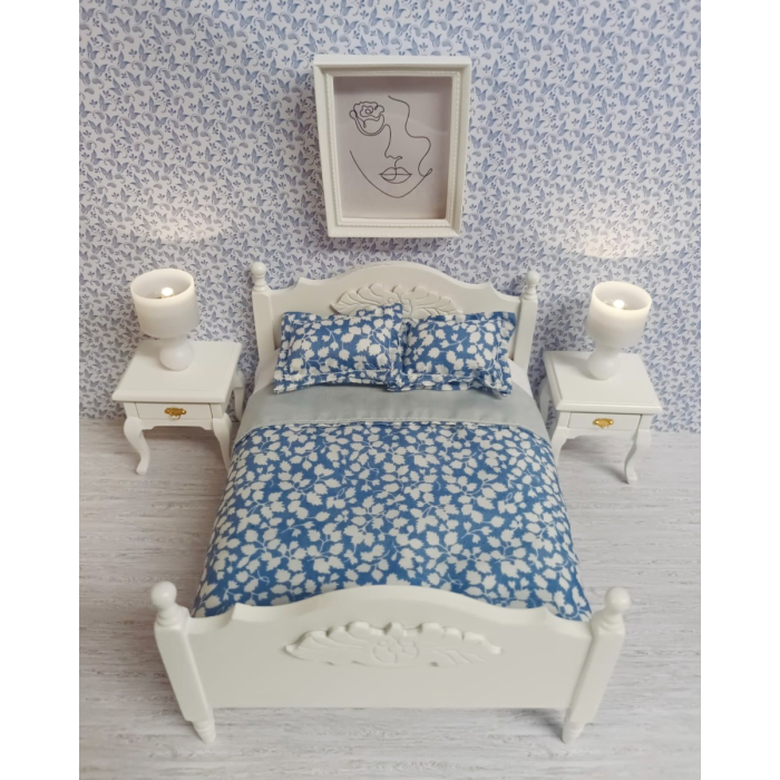 White Bedside Table