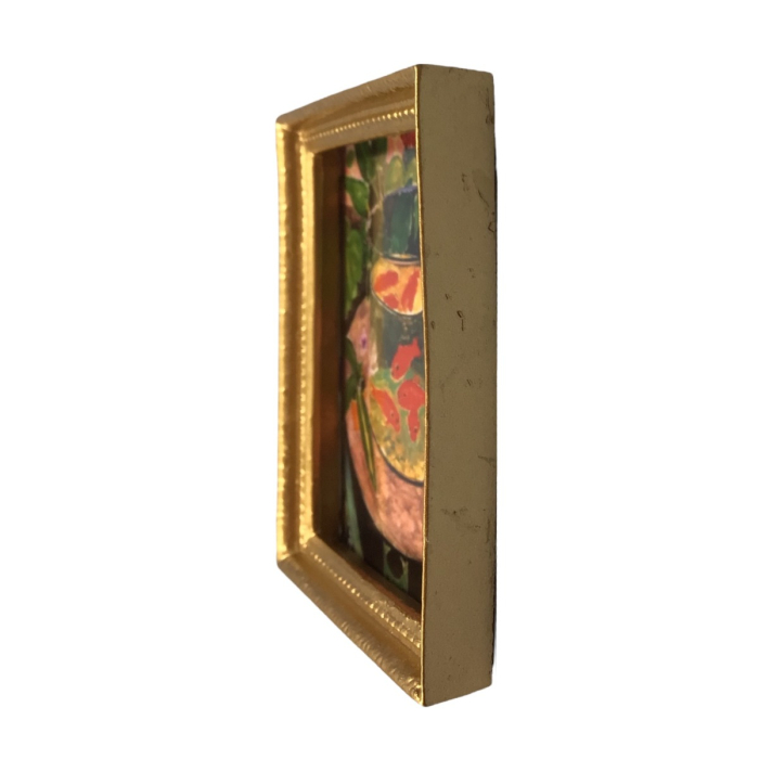 Goldfish Picture In A Gold Frame