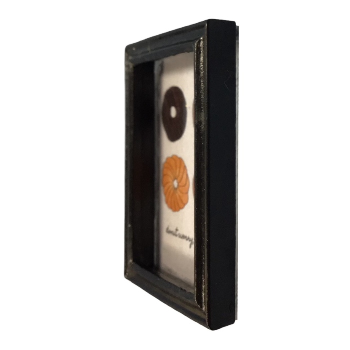Donut Picture In Black Frame