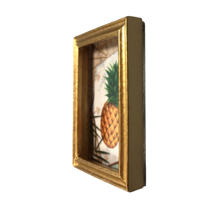 Pineapple Picture In A Gold Frame (Discontinued)