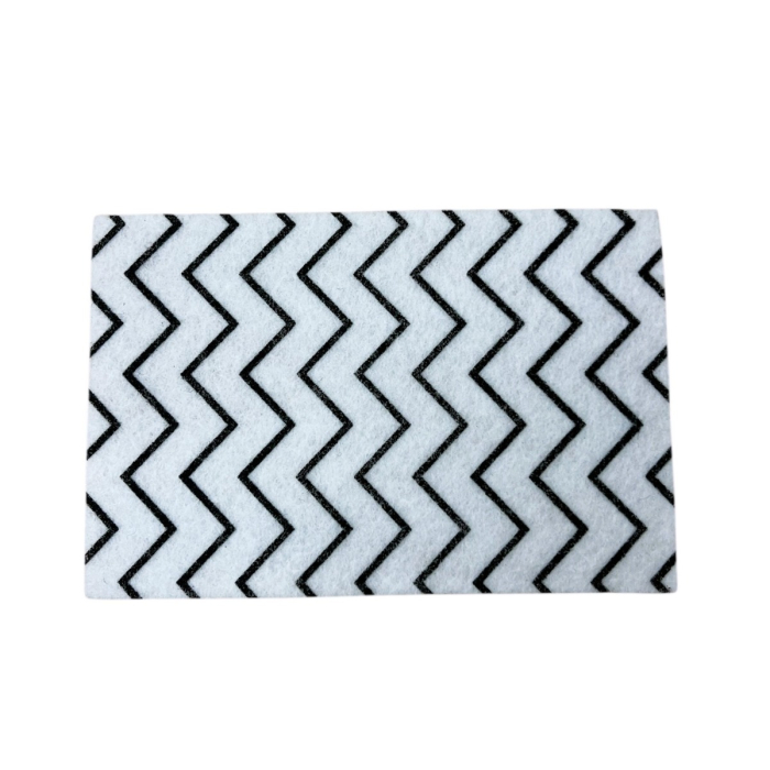 White Zig Zag Rug